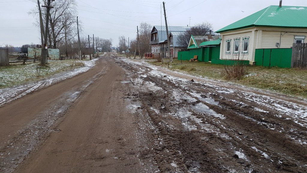 дорога в Малмыжском районе