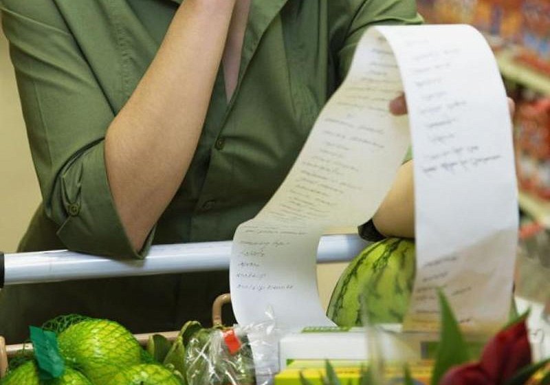 чек в магазине