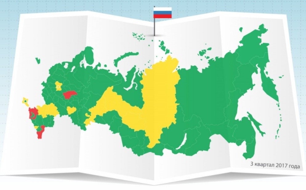 карта России