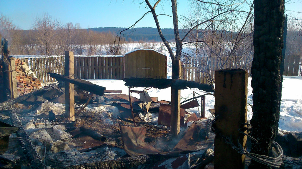 после пожара в Уржуме