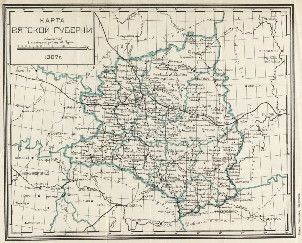 положение Вятской губернии в 1900-е годы