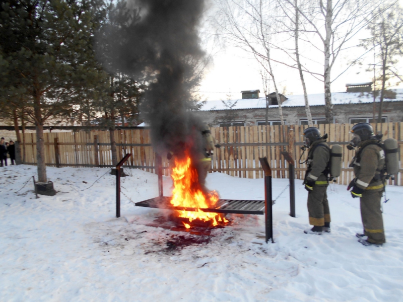 У уржумских пожарных появился новый тренировочный объект