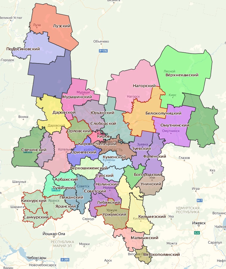 Карта кировского района ленинградской области подробная