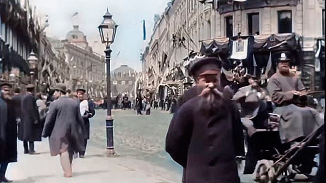 Восстановлено первое видео о московской жизни в 1896 году