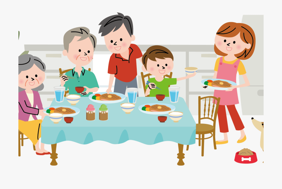 Рисунок ужин. Ужин картинка для детей. Дети за столом. Обед мультяшный. Семья за столом мультяшное.