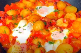 Что приготовить из молодой картошки Рецепт бати с яйцами