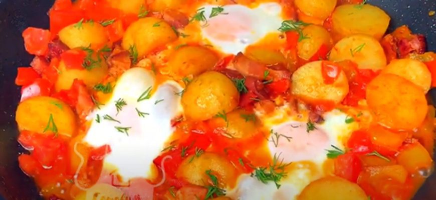 Что приготовить из молодой картошки Рецепт бати с яйцами