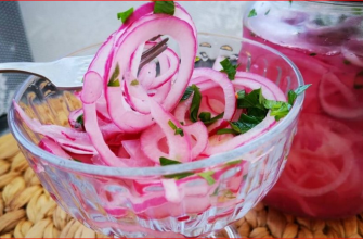 Рецепты маринованного лука без уксуса для салатов, мясных и рыбных блюд