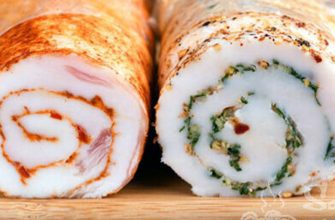 Простой рецепт шикарной закуски из сала + Фото