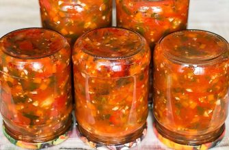 Простой рецепт салата из кабачков и баклажанов на зиму