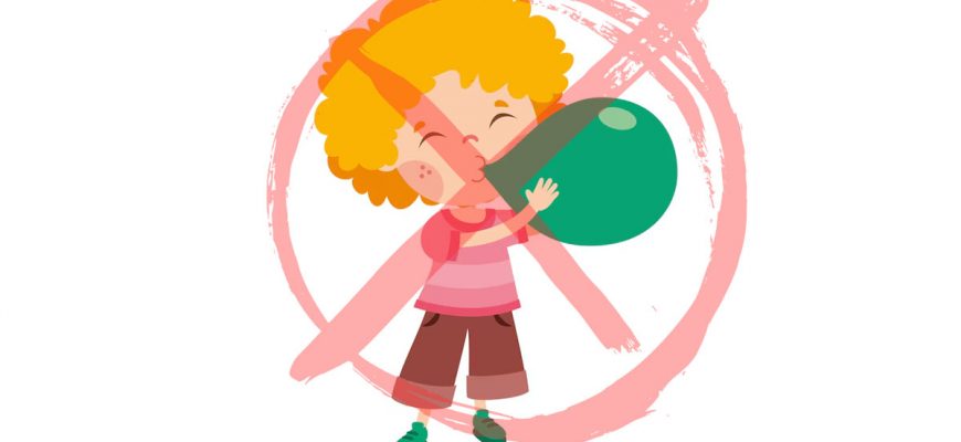 Почему нельзя шарики надувать ртом