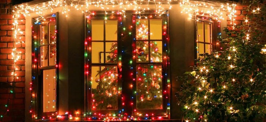 О штрафе за размещение гирлянды на фасаде дома, окнах или подъездах