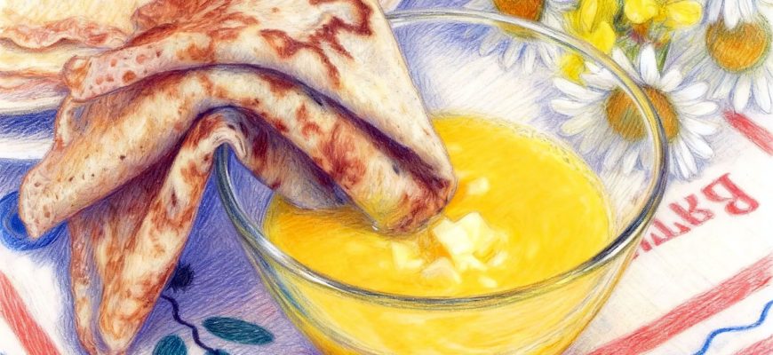 На Вятке блины традиционно подавались с особым соусом — помакушкой: Рецепт