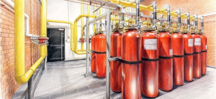 Что такое станция газового пожаротушения и как она устроена