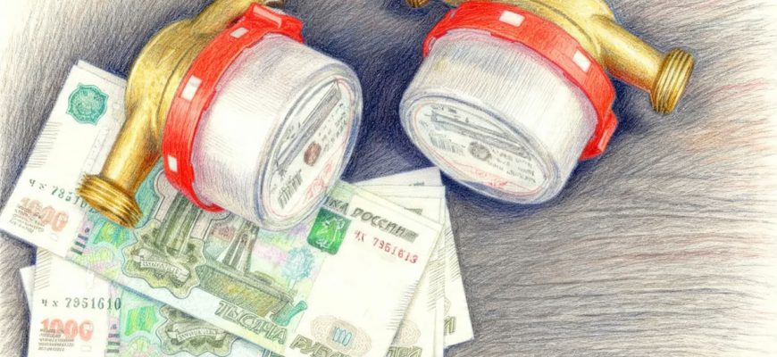 Как рассчитать плату за воду без счетчика — формула