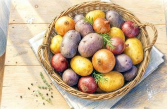 Почему нельзя хранить картошку рядом с луком