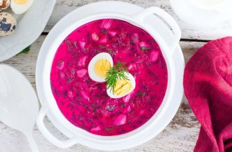Классический холодный свекольник: Рецепт
