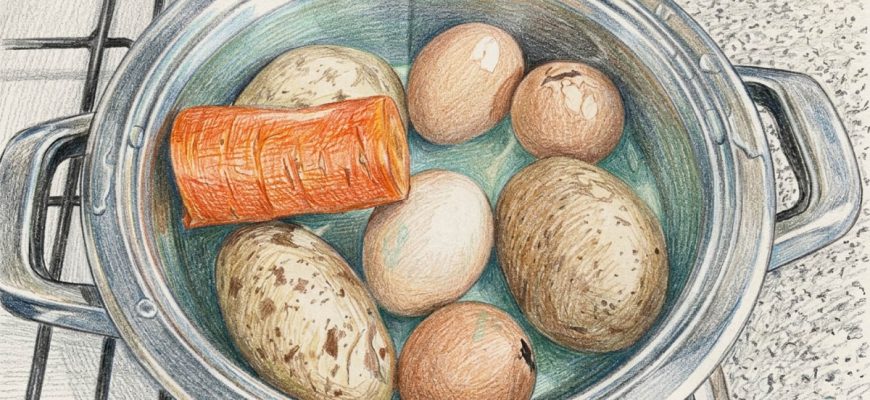 Почему нельзя варить яйца в одной воде с овощами
